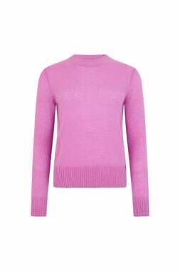 NEW HERNO women's crew neck sweater in pastel violet